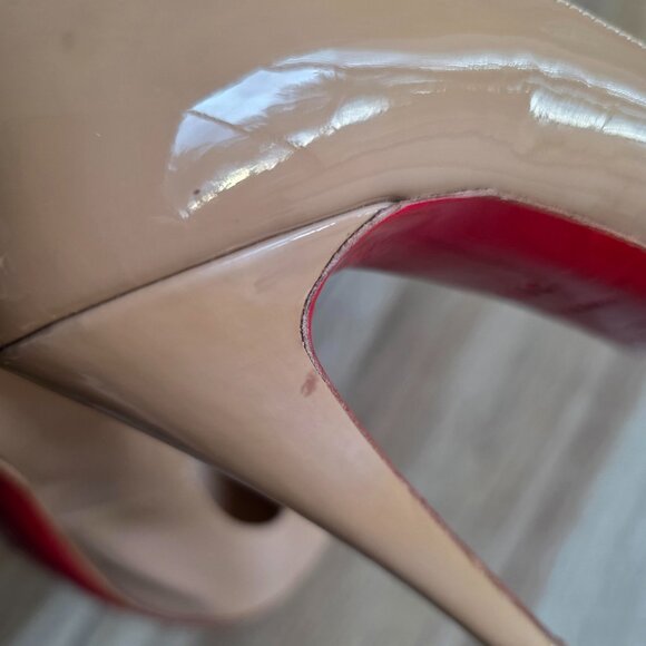 Christian Louboutin Fifille Simple Nude Patent Leather Pumps Eur. 36.5 - Picture 11 of 13